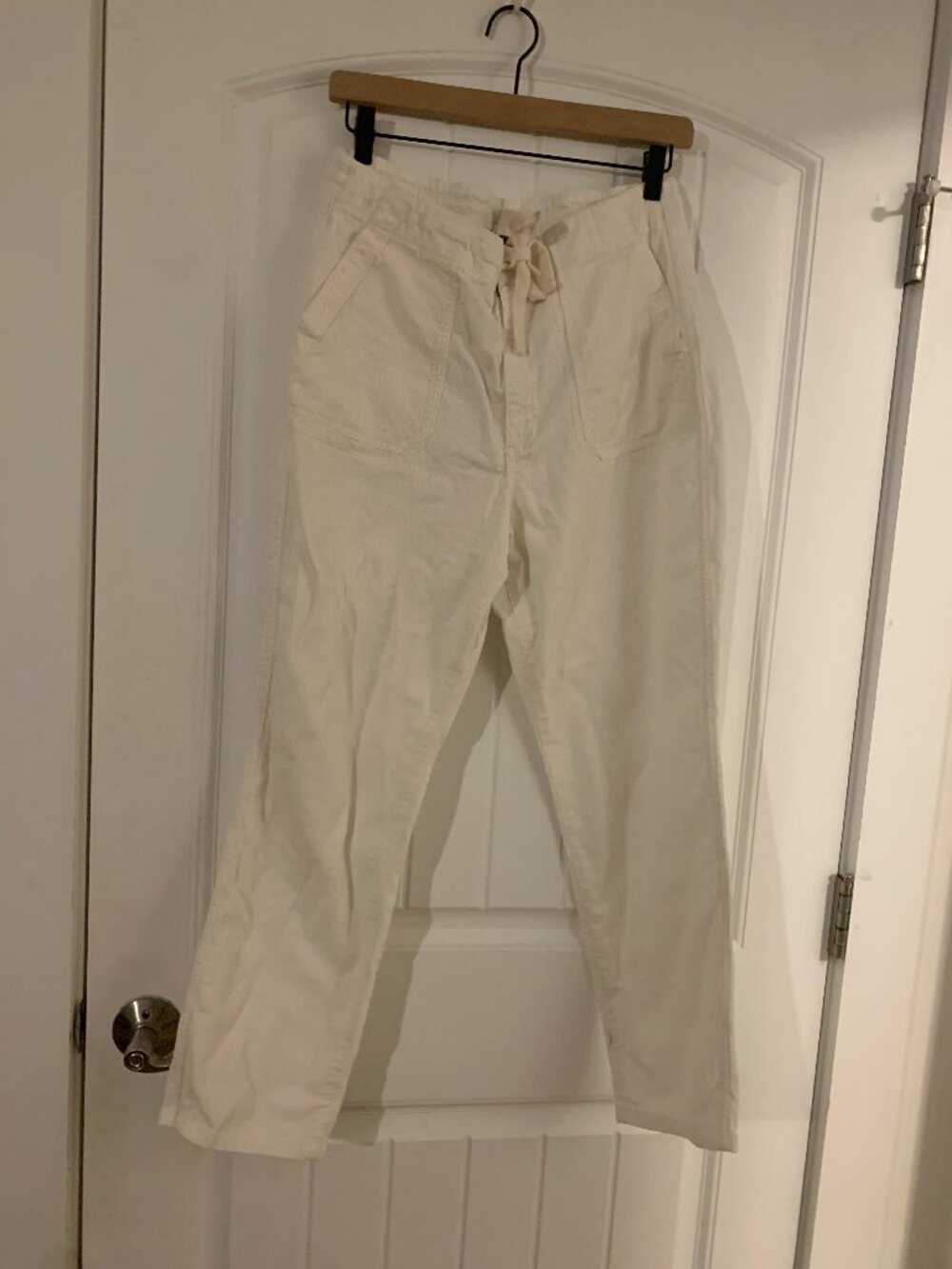 J Crew winter white cords